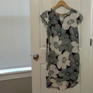 Merona Dress, Navy blue and maroon, Size XS